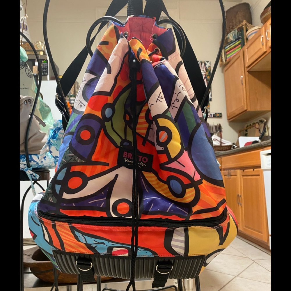 Romeo Britto special collection backpack